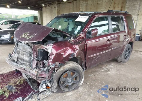 2010 Honda Pilot Ex-L from USA, damaged, VIN 5FNYF4H51AB018812